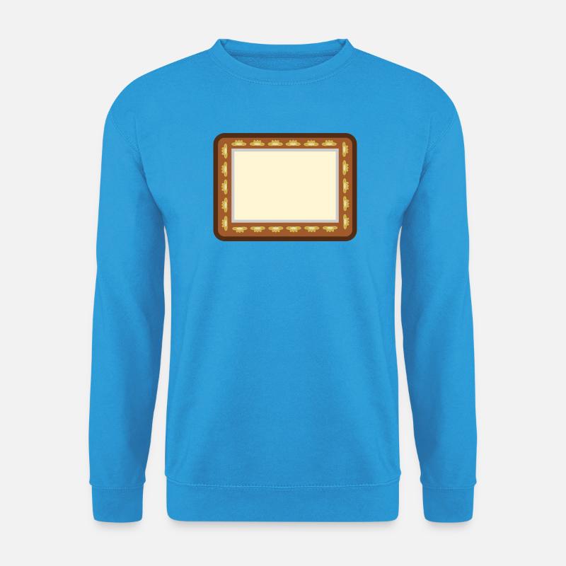 Bilderrahmen - Unisex Pullover - Meeresblau