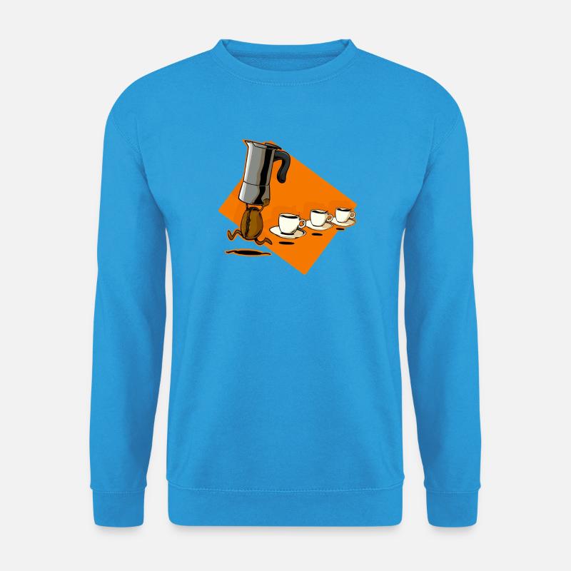 Kaffeezeit - Unisex Pullover - Meeresblau