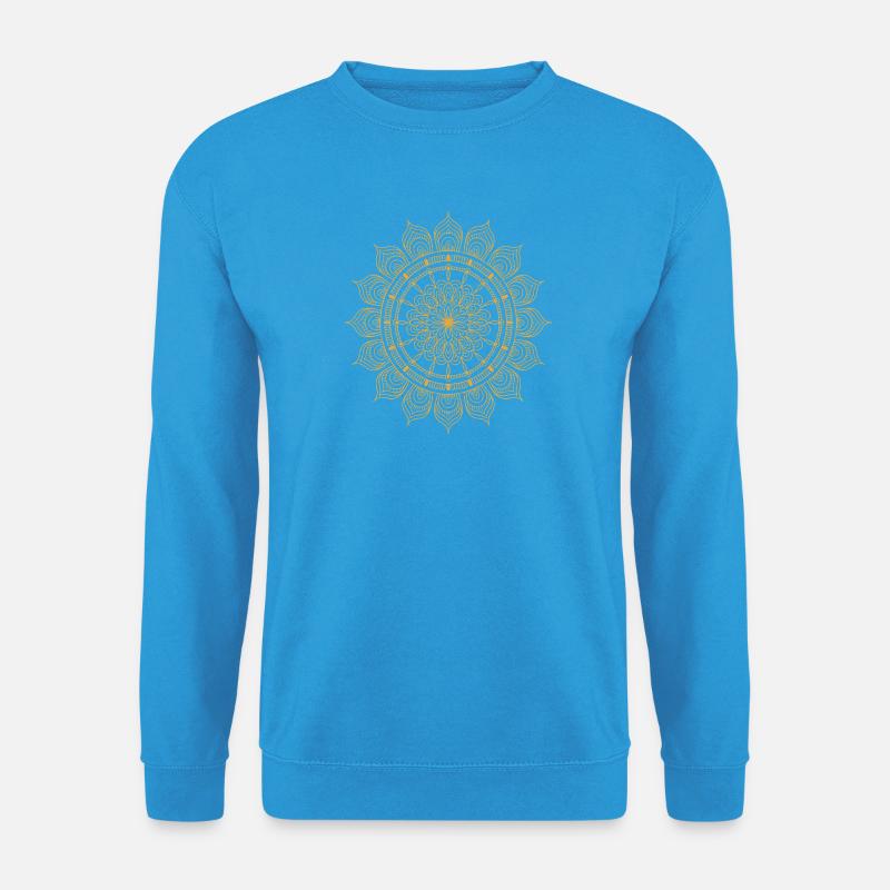 Mandala - Unisex Pullover - Meeresblau