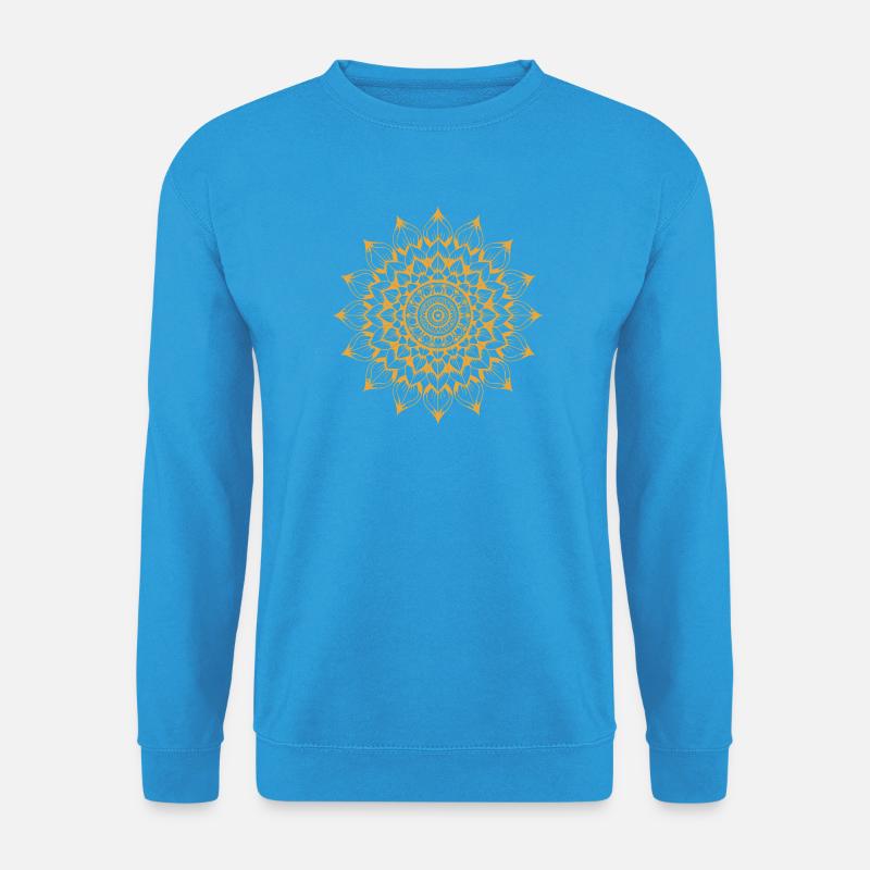 Mandala - Unisex Pullover - Meeresblau