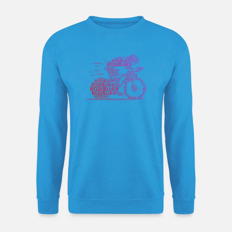 Statement für alle Rennrad - Unisex Pullover - Meeresblau