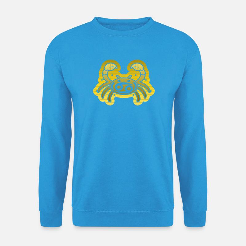 Krebs, Horoskop und Astrologie - Unisex Pullover - Meeresblau