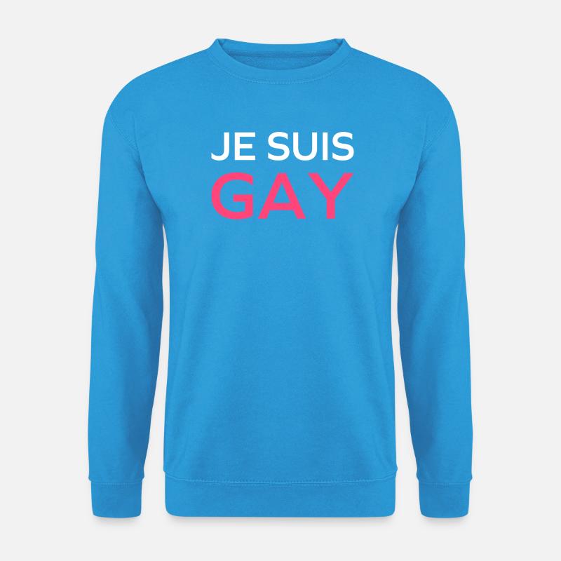 Ich bin schwul - Unisex Pullover - Meeresblau