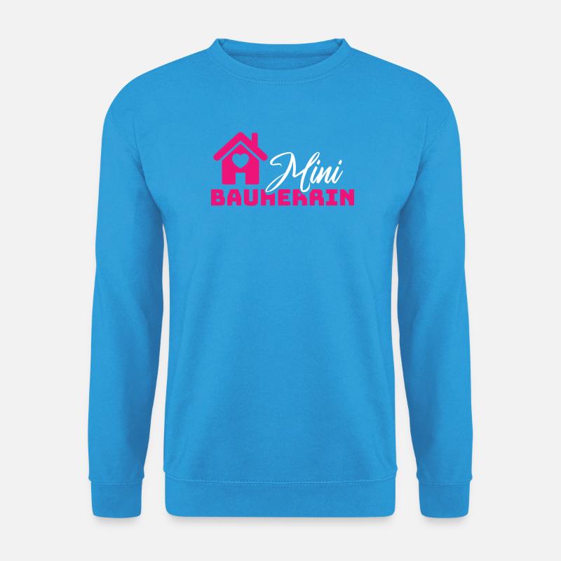 Bitte Design hochladen - Unisex Pullover - Meeresblau