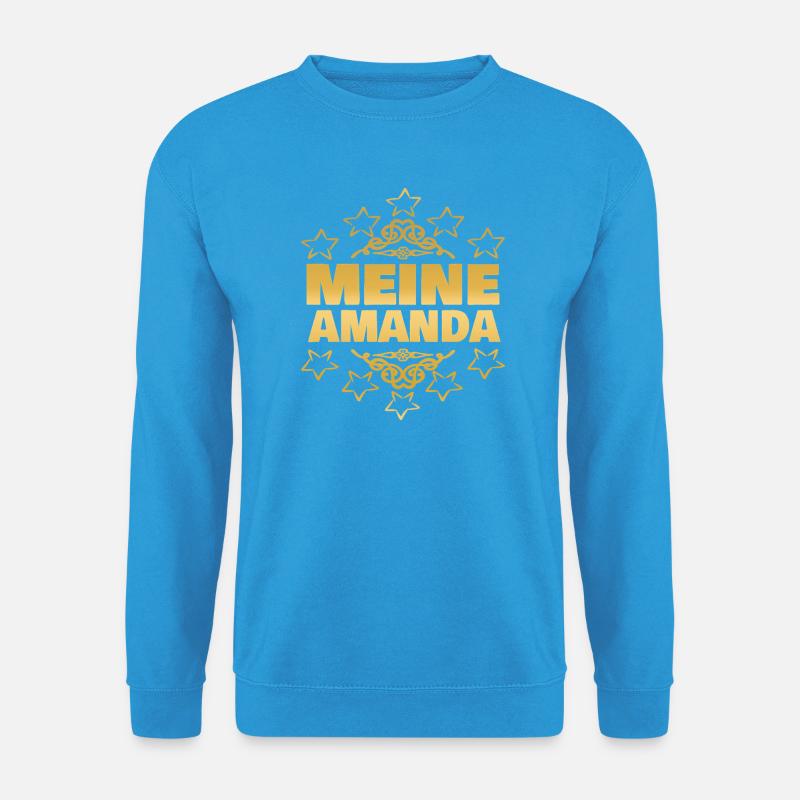 Amanda als Ehefrau - Unisex Pullover - Meeresblau