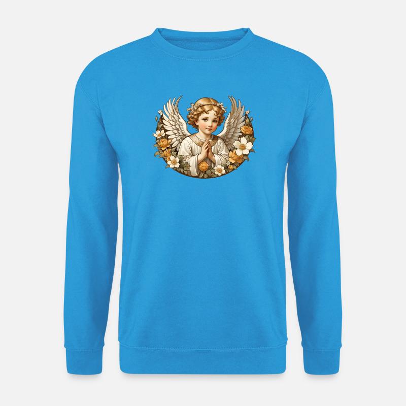 Schutzengel - Unisex Pullover - Meeresblau