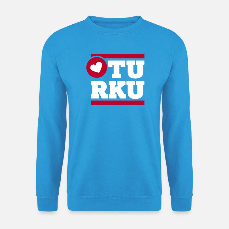 Ich liebe Turku City Pride - Unisex Pullover - Meeresblau
