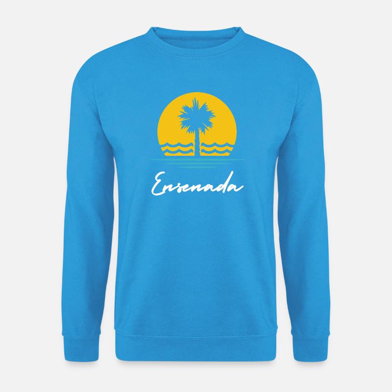 Ensenada Souvenir Urlaub - Unisex Pullover - Meeresblau