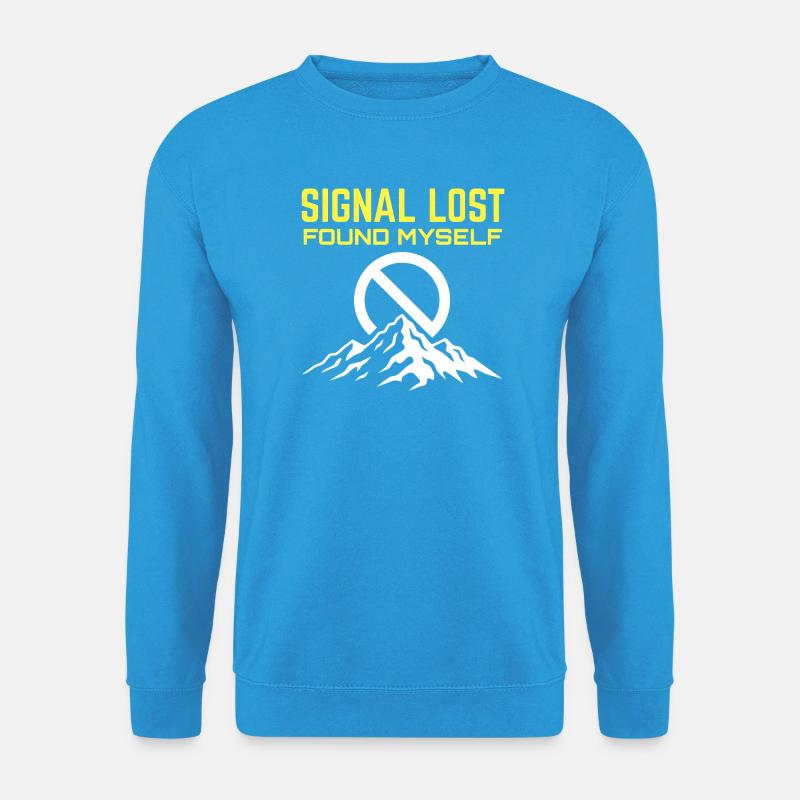 Signal Lost Found MySelf - Unisex Pullover - Meeresblau