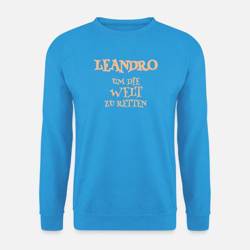 Retter Leandro - Unisex Pullover - Meeresblau