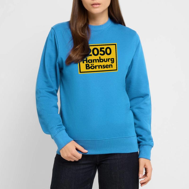 OLD POSTCODE POSTCODE RETRO 2053 HAMBURG BÖRNSEN Unisex Sweatshirt