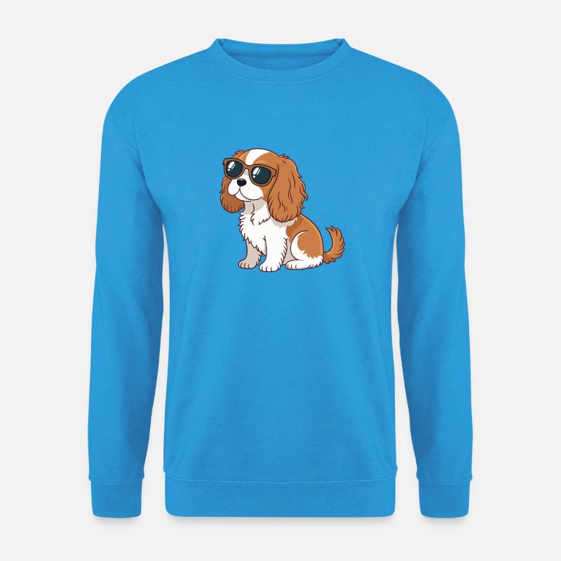 Dog Rider Chic Sonnenbrillen - Unisex Pullover - Meeresblau