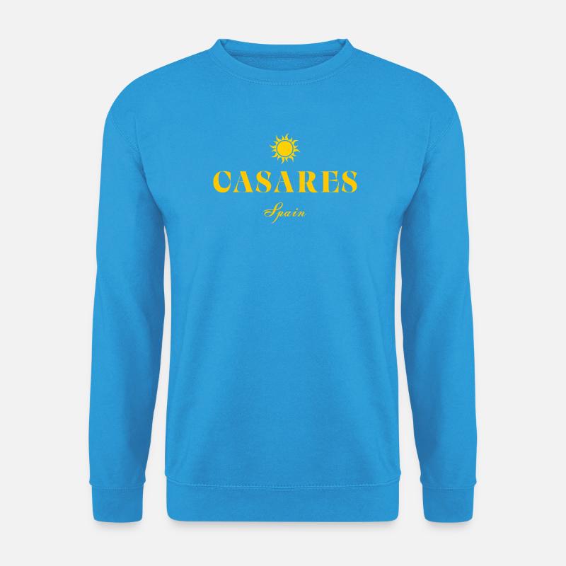 Casares, Spanien Sonne - Unisex Pullover - Meeresblau