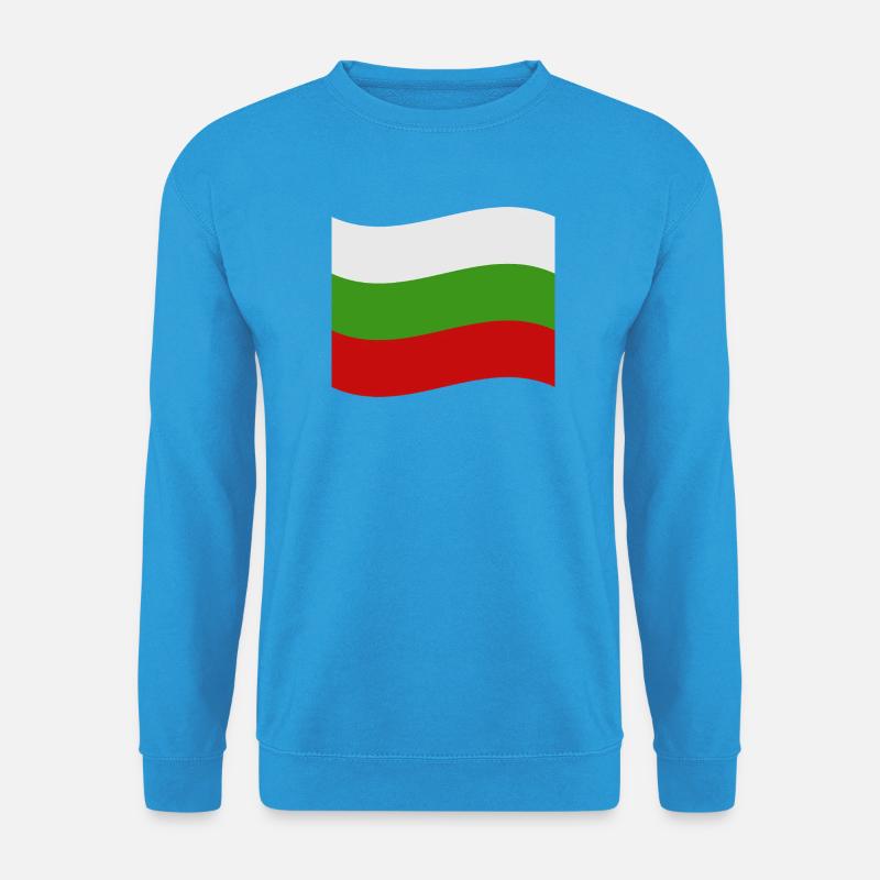 Bulgarische Flagge - Unisex Pullover - Meeresblau