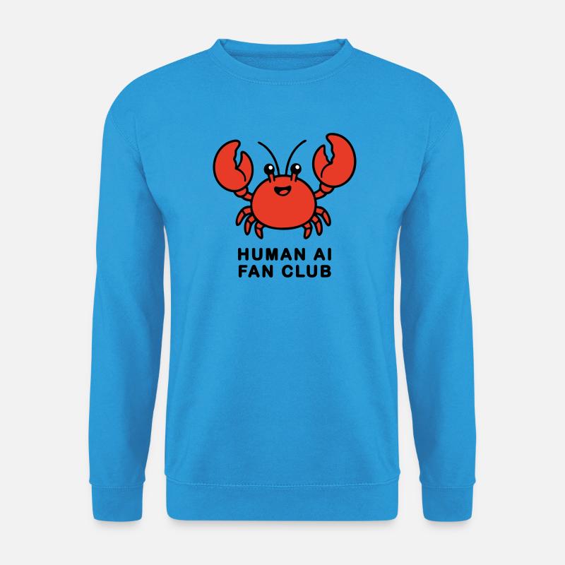 Human AI Fan Club - Unisex Pullover - Meeresblau
