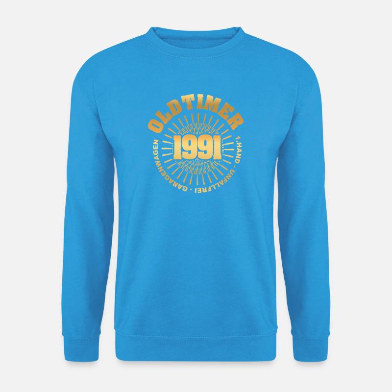 1991 - Unisex Pullover - Meeresblau