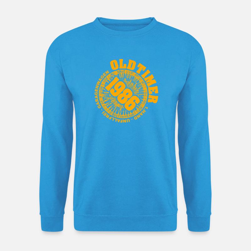 1986 - Unisex Pullover - Meeresblau