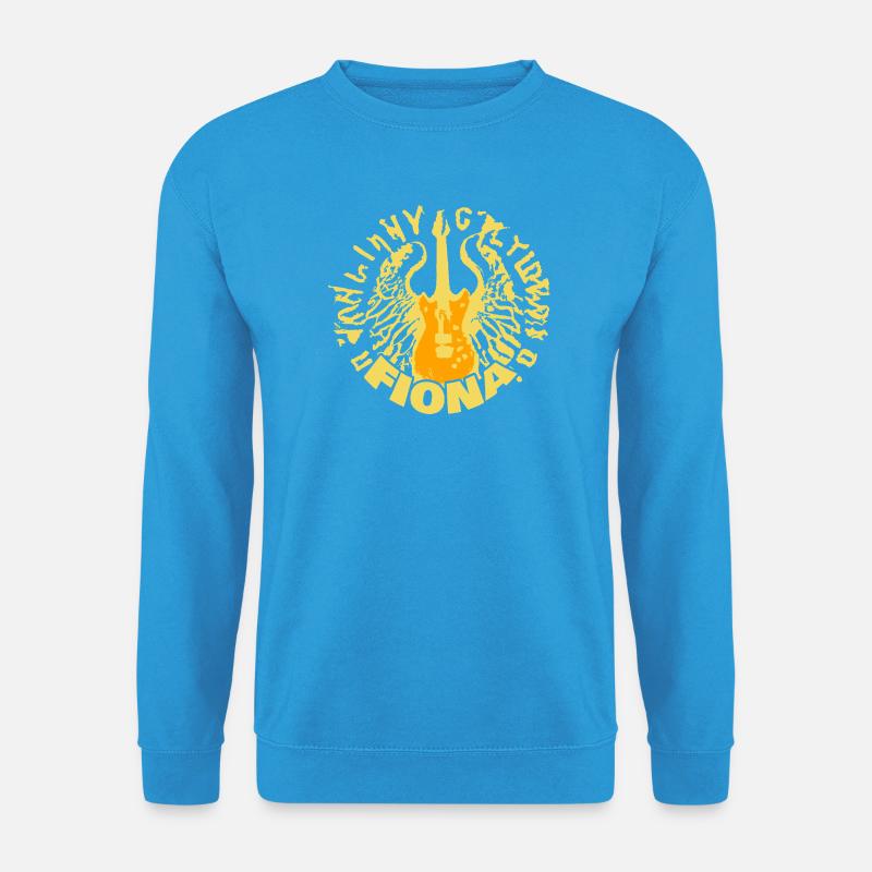 Fiona als Name - Unisex Pullover - Meeresblau