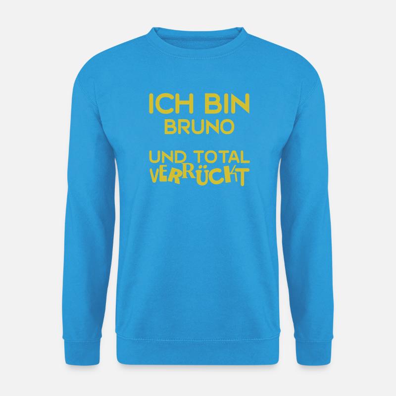 Vorname Bruno - Unisex Pullover - Meeresblau