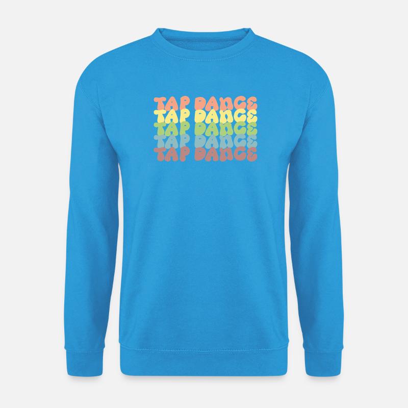 Regenbogen Tapdance Muster - Unisex Pullover - Meeresblau