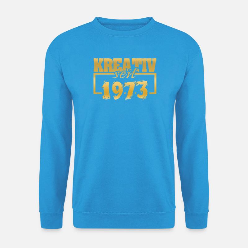 1973 - Unisex Pullover - Meeresblau