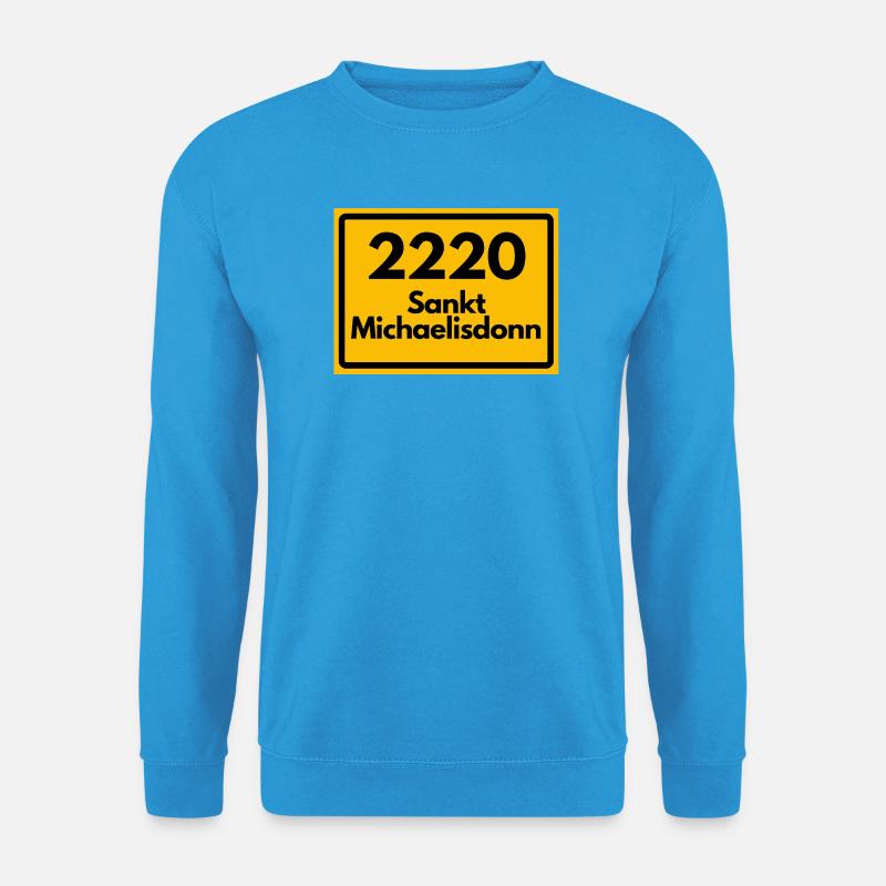 OLD POSTCODE POSTCODE 2220 SANKT MICHAELISDONN - Unisex Sweatshirt - sea blue