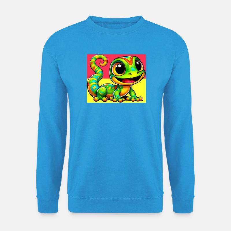 Gecko - Unisex Pullover - Meeresblau