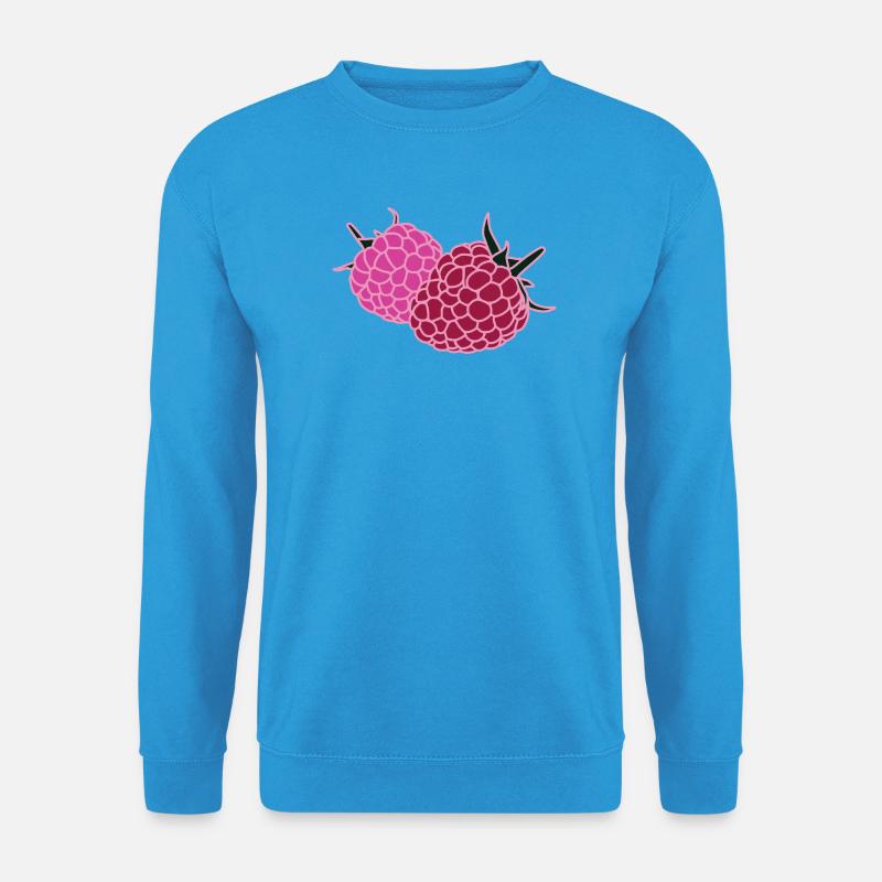 Raspberry Duo Pop Art - Unisex Pullover - Meeresblau