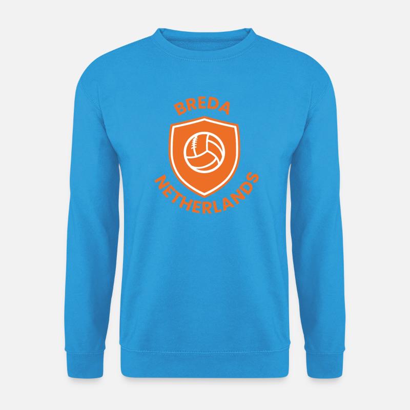 Breite Salven - Unisex Pullover - Meeresblau