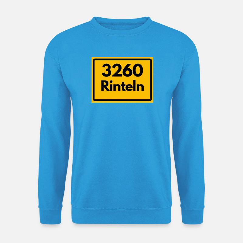 OLD POSTCODE RETRO 3260 RINTELN – WESER - Unisex Sweatshirt - sea blue