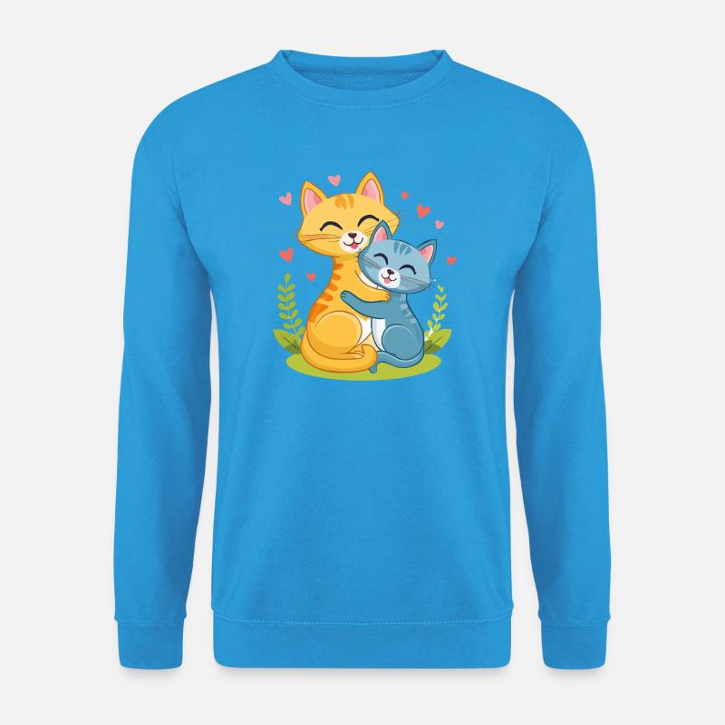 Kuschelkätzchen  - Unisex Pullover - Meeresblau