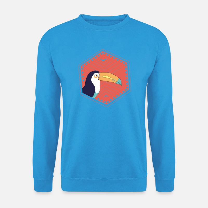 Roter Tukan - Unisex Pullover - Meeresblau