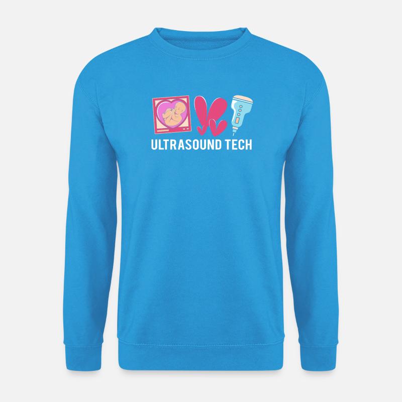 Ultrasonic Technician Ultrasonic Technician - Unisex Sweatshirt - sea blue