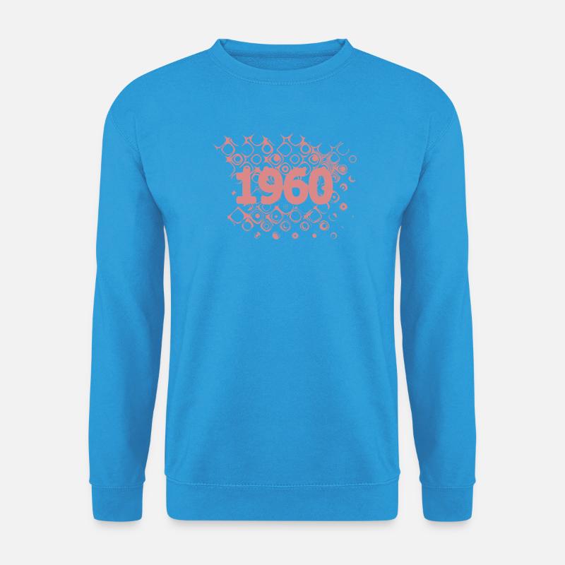 Retro 1960 - Unisex Pullover - Meeresblau