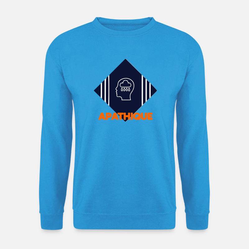 apathisch - Unisex Pullover - Meeresblau