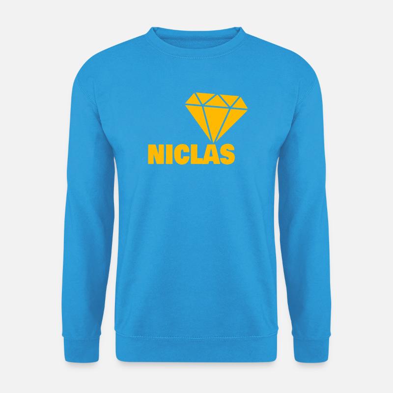 Diamant Niclas - Unisex Pullover - Meeresblau