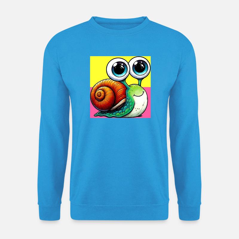 Schnecke - Unisex Pullover - Meeresblau