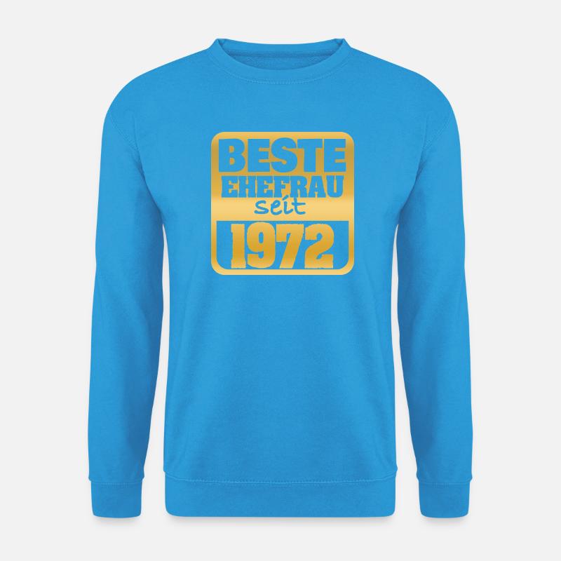 1972 - Unisex Pullover - Meeresblau