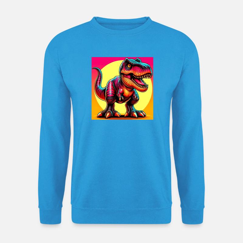 Dinosaurier - Unisex Pullover - Meeresblau