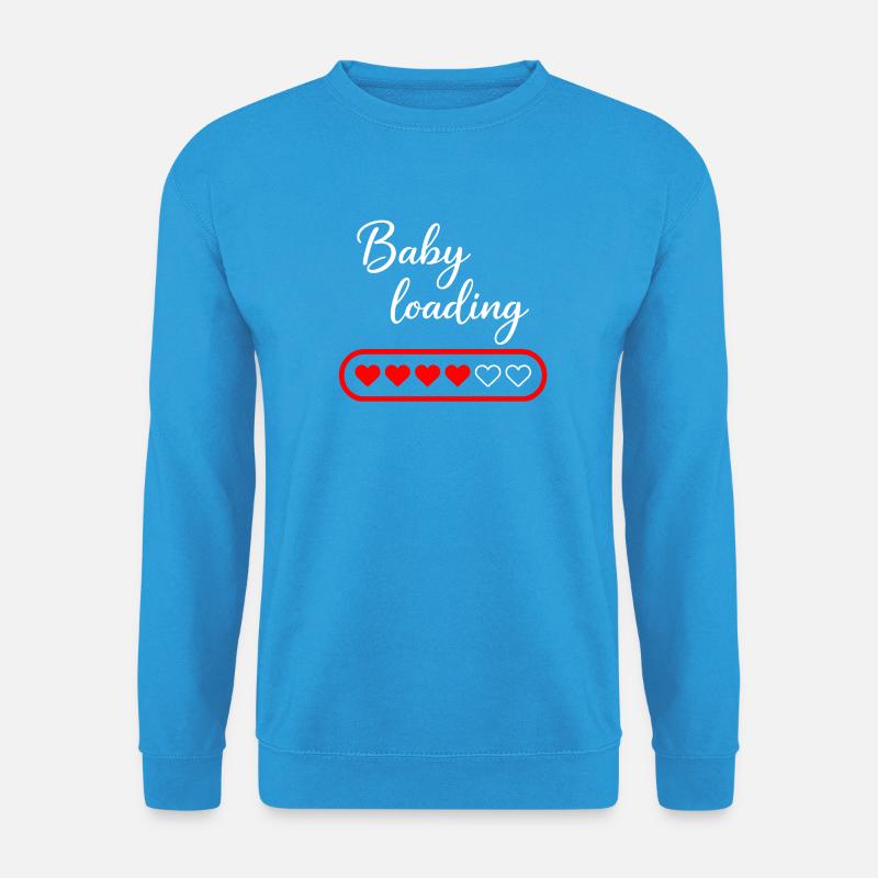 Baby loading - Unisex Pullover - Meeresblau