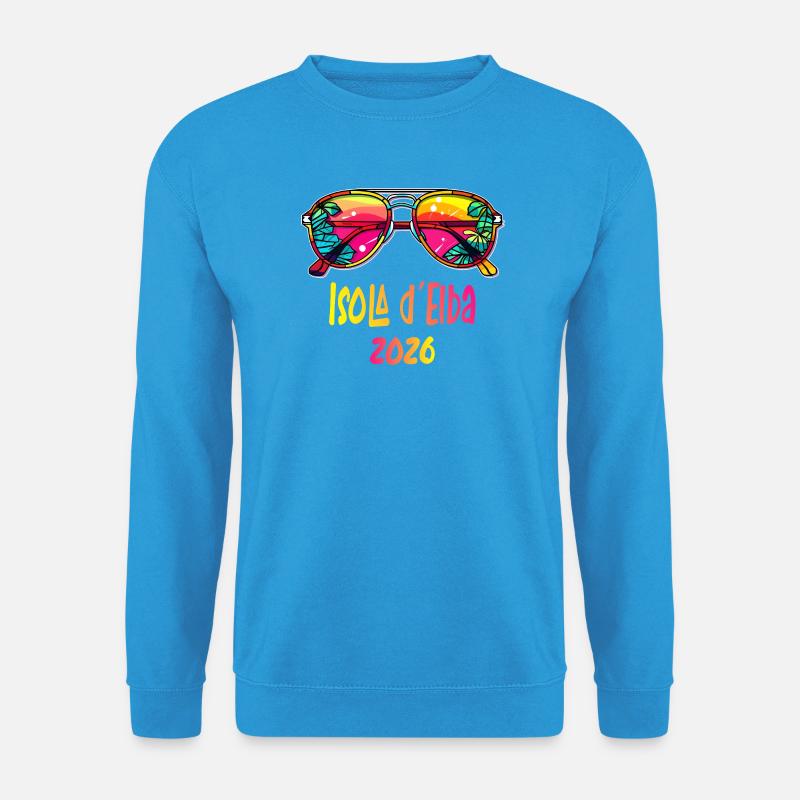Isle d'Eba 2026 Tropen-Sonnenbrille - Unisex Pullover - Meeresblau