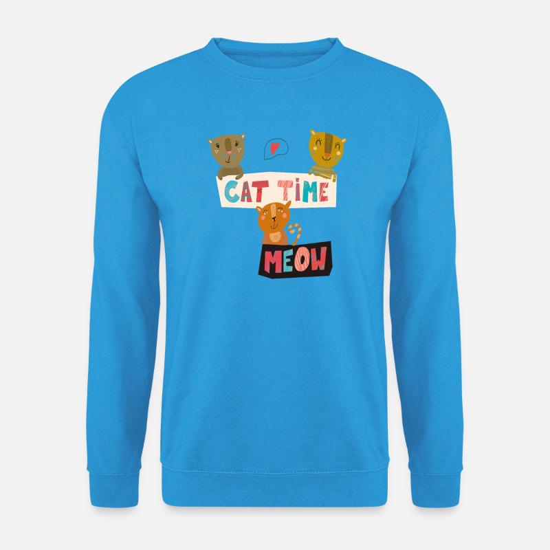 Katzen Freunde - Unisex Pullover - Meeresblau