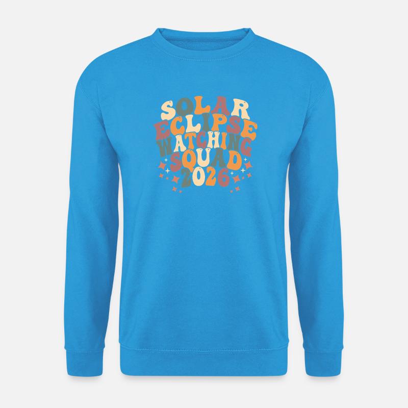 Solar Eclipse Squad 2026 - Unisex Pullover - Meeresblau