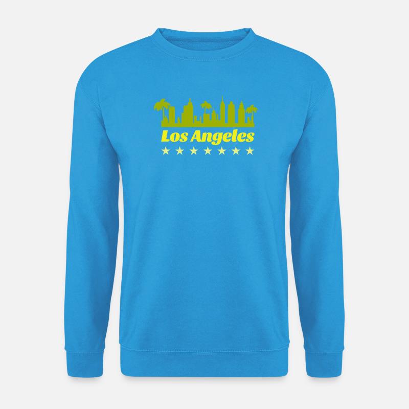 LA Skyline - Unisex Pullover - Meeresblau