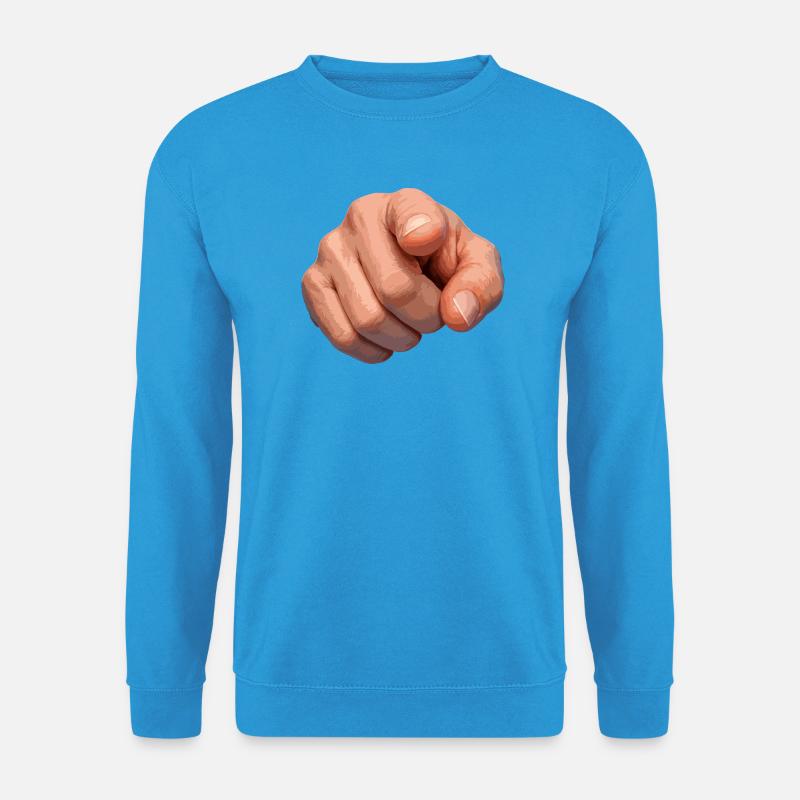 Dotting Clue Illustration - Unisex Pullover - Meeresblau