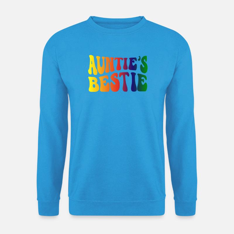 Auntie's Bestie, Nichte, Neffe Geschenkidee  - Unisex Pullover - Meeresblau