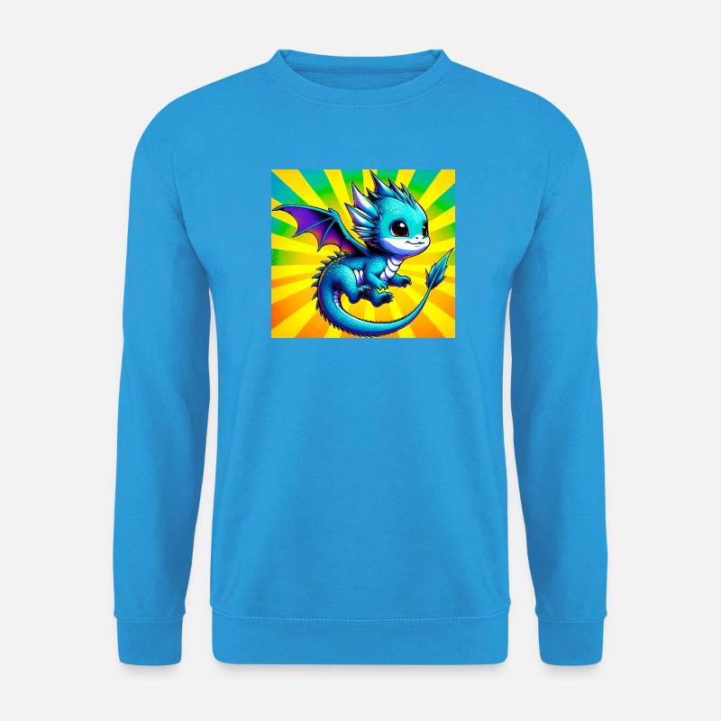 Drache - Unisex Pullover - Meeresblau