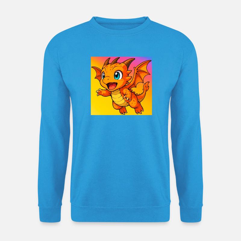 Drache - Unisex Pullover - Meeresblau