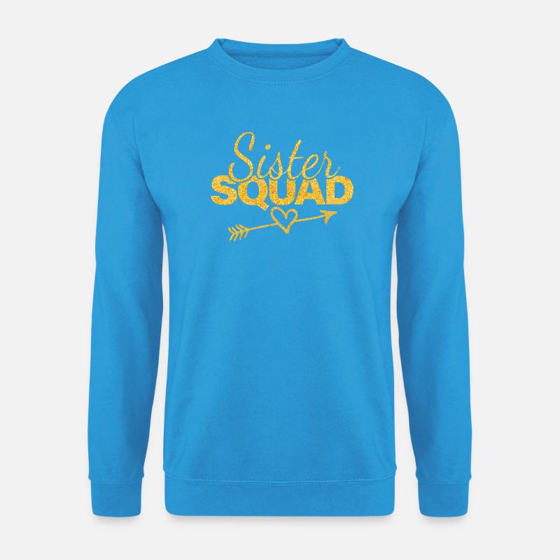 Schwestergruppe Glitzerherz - Unisex Pullover - Meeresblau