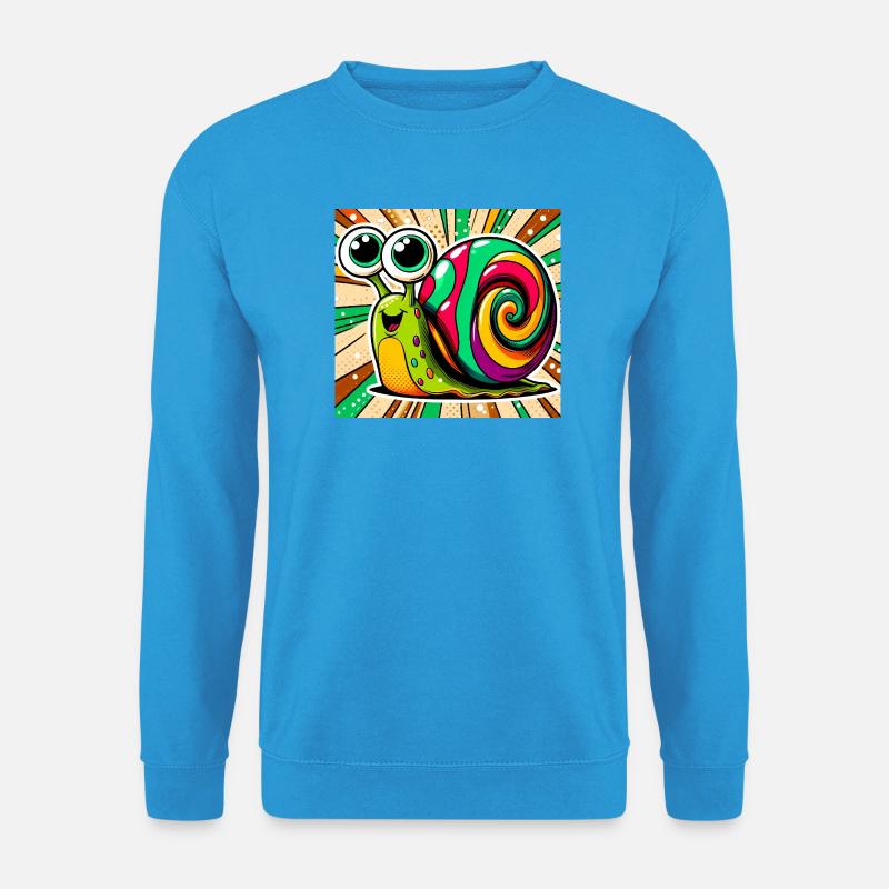 Schnecke - Unisex Pullover - Meeresblau